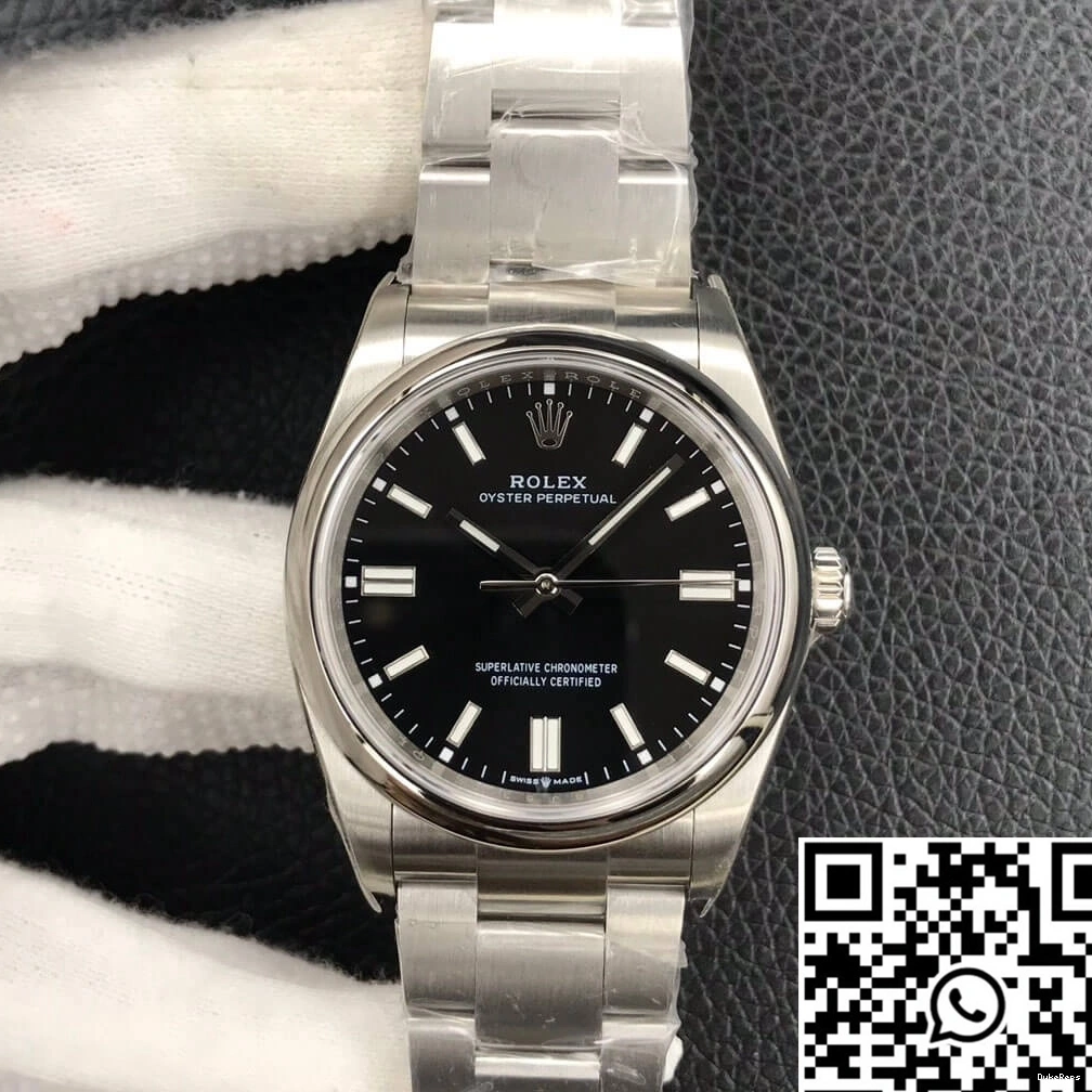 EW Oyster Black Perpetual 36MM M126000-0002 Rolex Factory Dial 0425